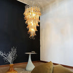 Haldelenora Glass Chandelier-Moonnatur