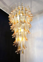 Haldelenora Glass Chandelier-Moonnatur