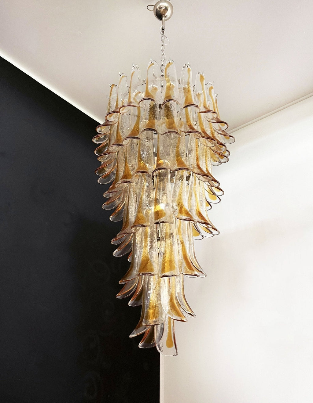 Haldelenora Glass Chandelier-Moonnatur