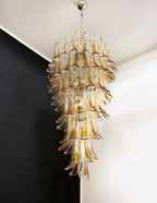 Haldelenora Glass Chandelier-Moonnatur