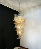 Haldelenora Glass Chandelier-Moonnatur