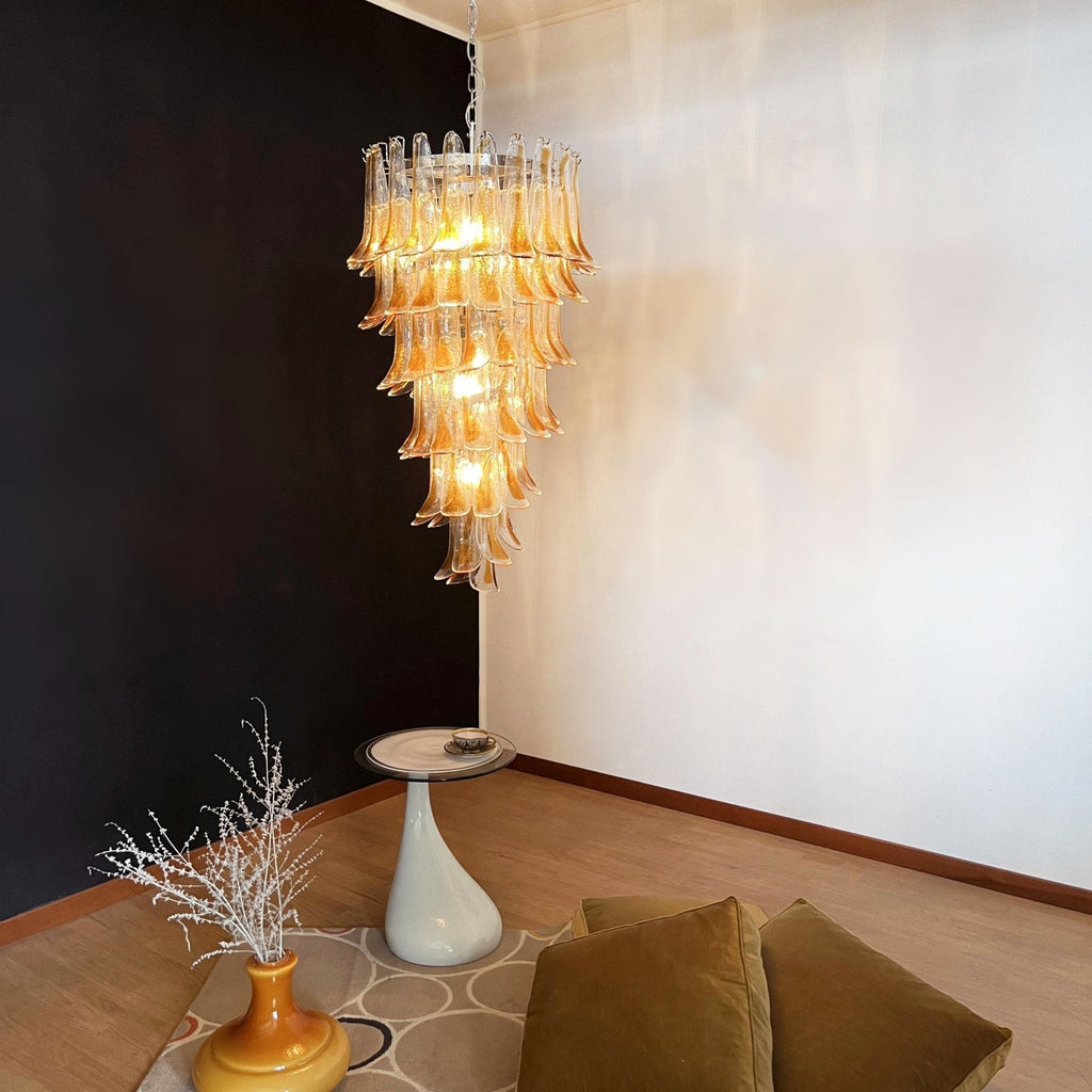 Haldelenora Glass Chandelier-Moonnatur
