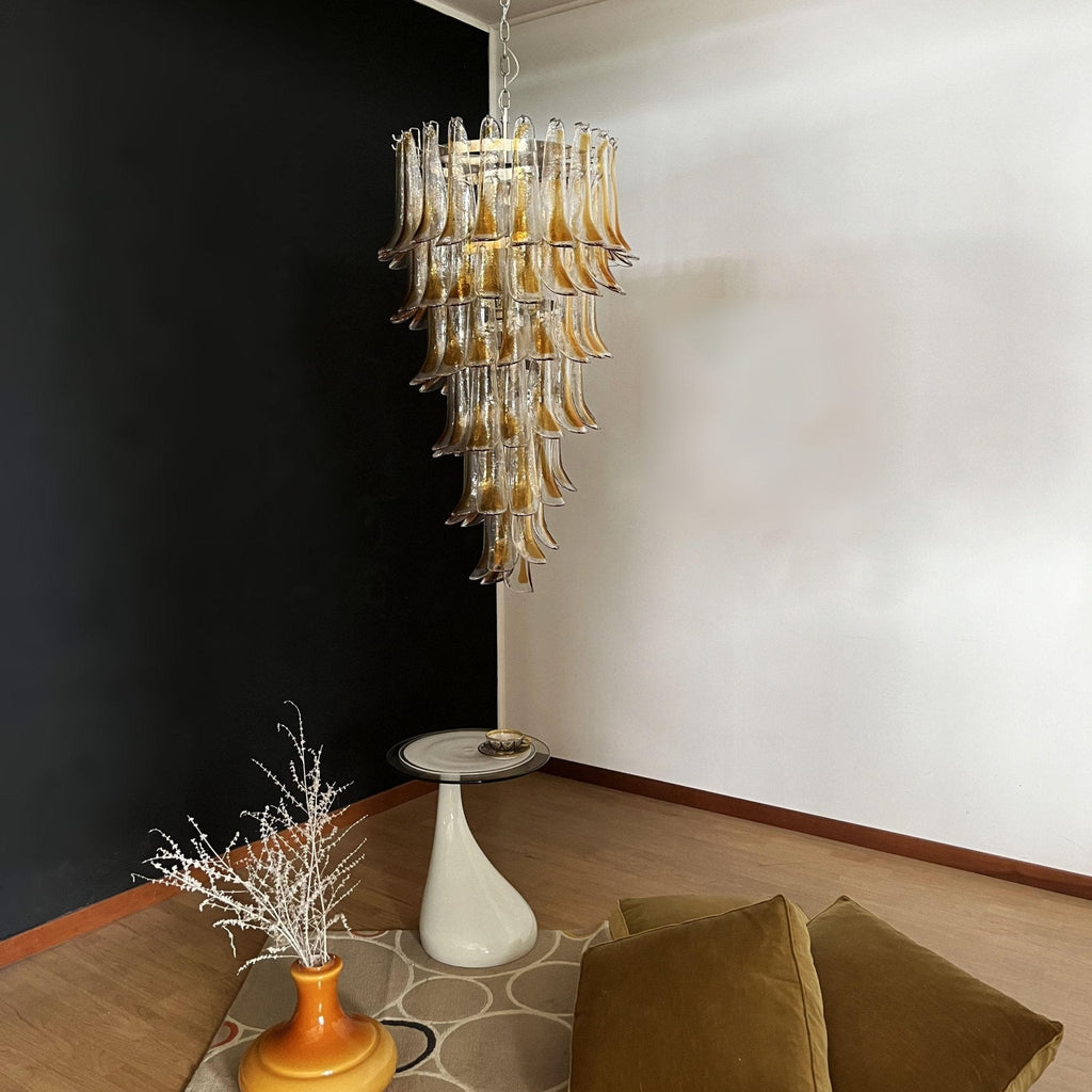 Haldelenora Glass Chandelier-Moonnatur