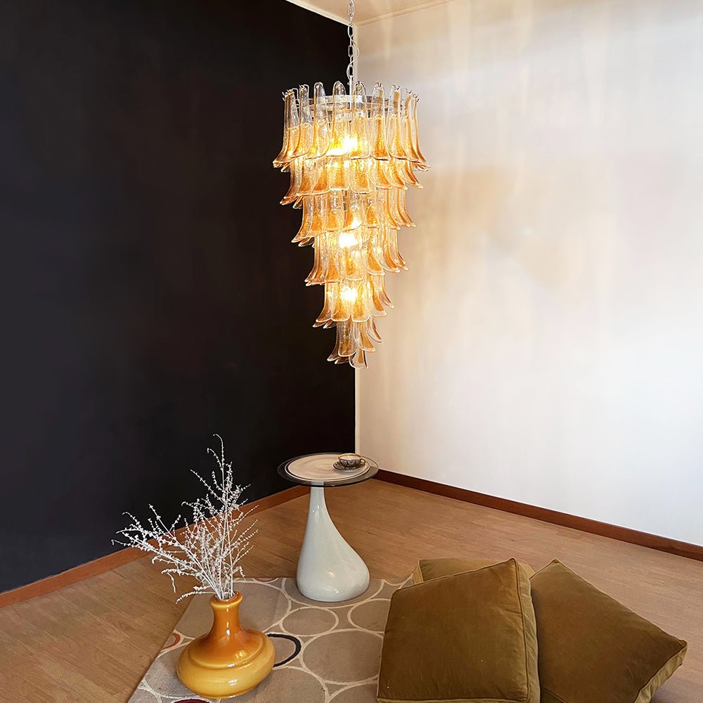 Haldelenora Glass Chandelier-Moonnatur