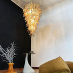 Haldelenora Glass Chandelier-Moonnatur