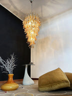 Haldelenora Glass Chandelier-Moonnatur
