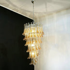Haldelenora Glass Chandelier-Moonnatur