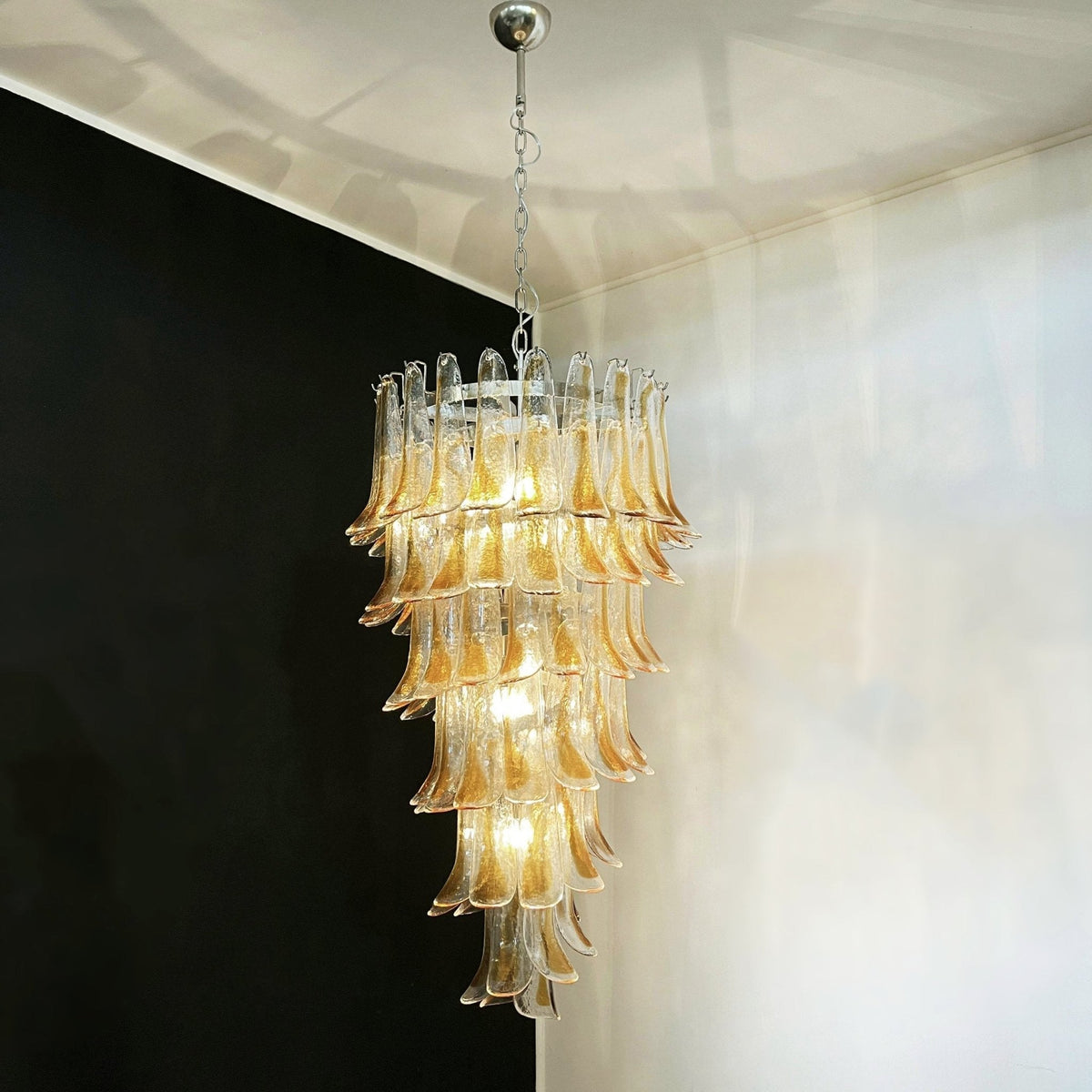 Haldelenora Glass Chandelier-Moonnatur