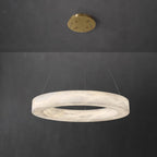 Oswenis Alabaster Pendant Light-Moonnatur
