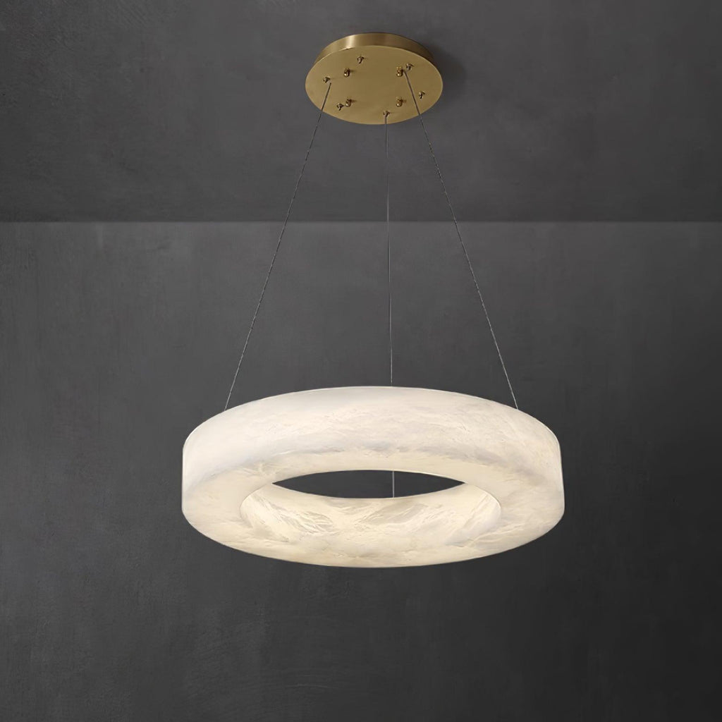 Oswenis Alabaster Pendant Light-Moonnatur