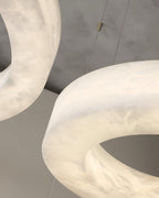 Oswenis Alabaster Pendant Light-Moonnatur