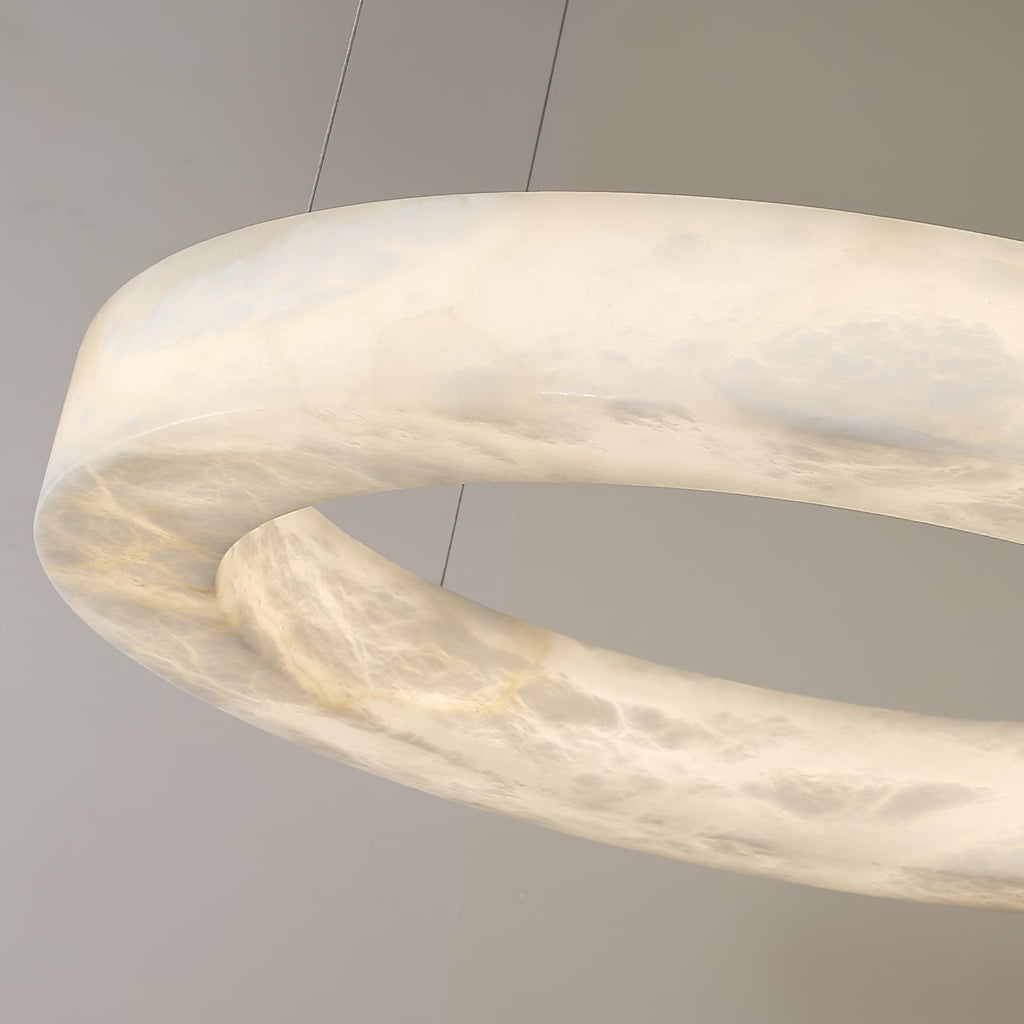 Oswenis Alabaster Pendant Light-Moonnatur