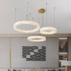Oswenis Alabaster Pendant Light-Moonnatur