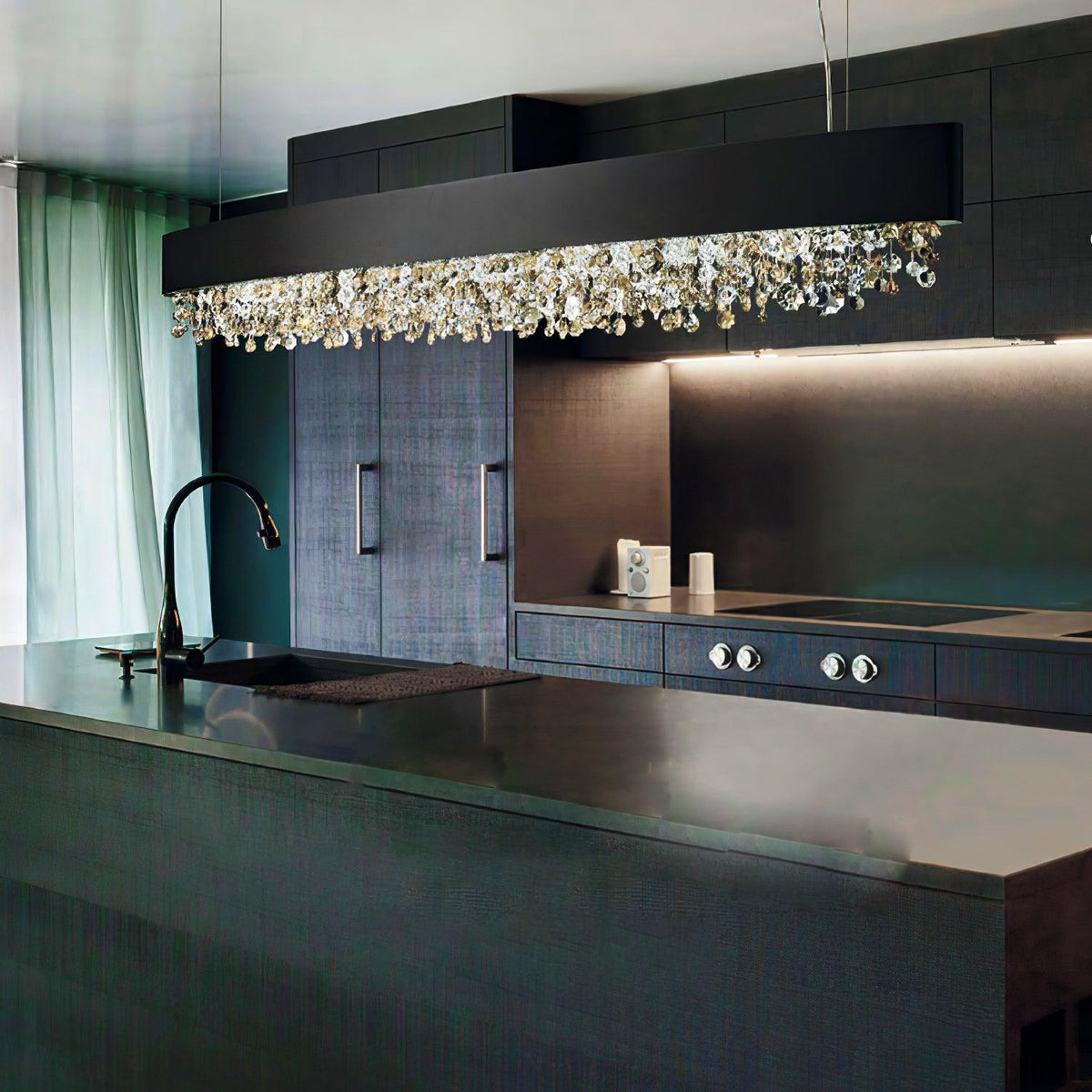 Gioressa Crystal Pendant Light-Moonnatur