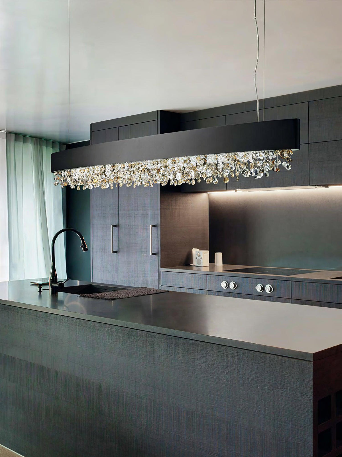 Gioressa Crystal Pendant Light-Moonnatur