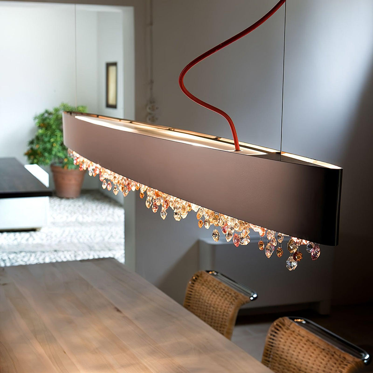 Gioressa Crystal Pendant Light-Moonnatur
