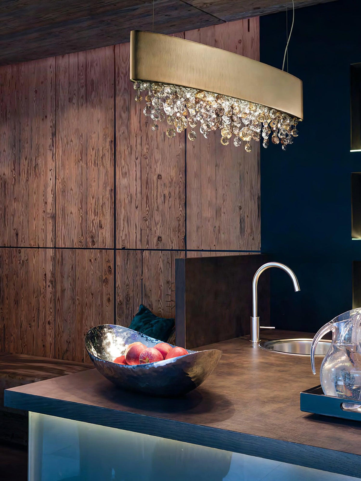 Gioressa Crystal Pendant Light-Moonnatur