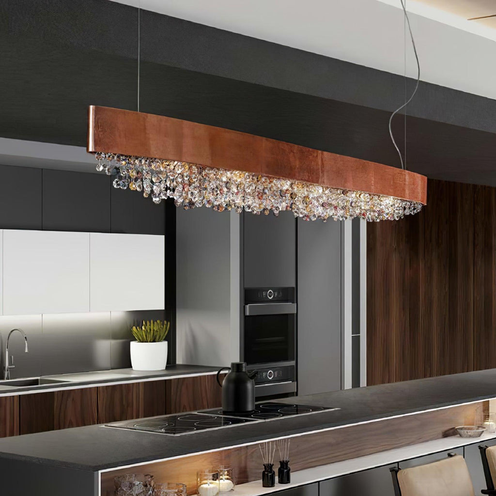 Gioressa Crystal Pendant Light-Moonnatur