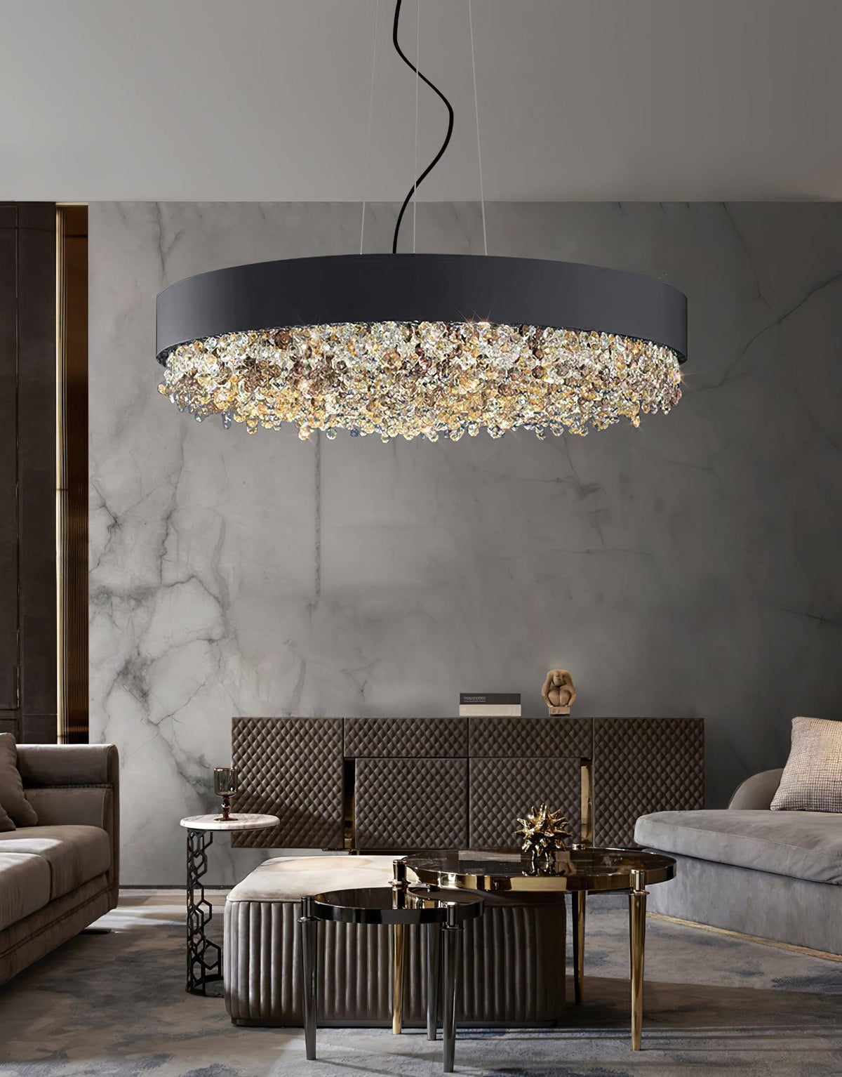 Gioressa Crystal Pendant Light-Moonnatur