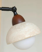 Lindelwren Travertine Wall Light-Moonnatur