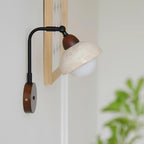Lindelwren Travertine Wall Light-Moonnatur
