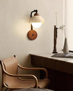 Lindelwren Travertine Wall Light-Moonnatur