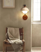 Lindelwren Travertine Wall Light-Moonnatur