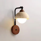 Lindelwren Travertine Wall Light-Moonnatur