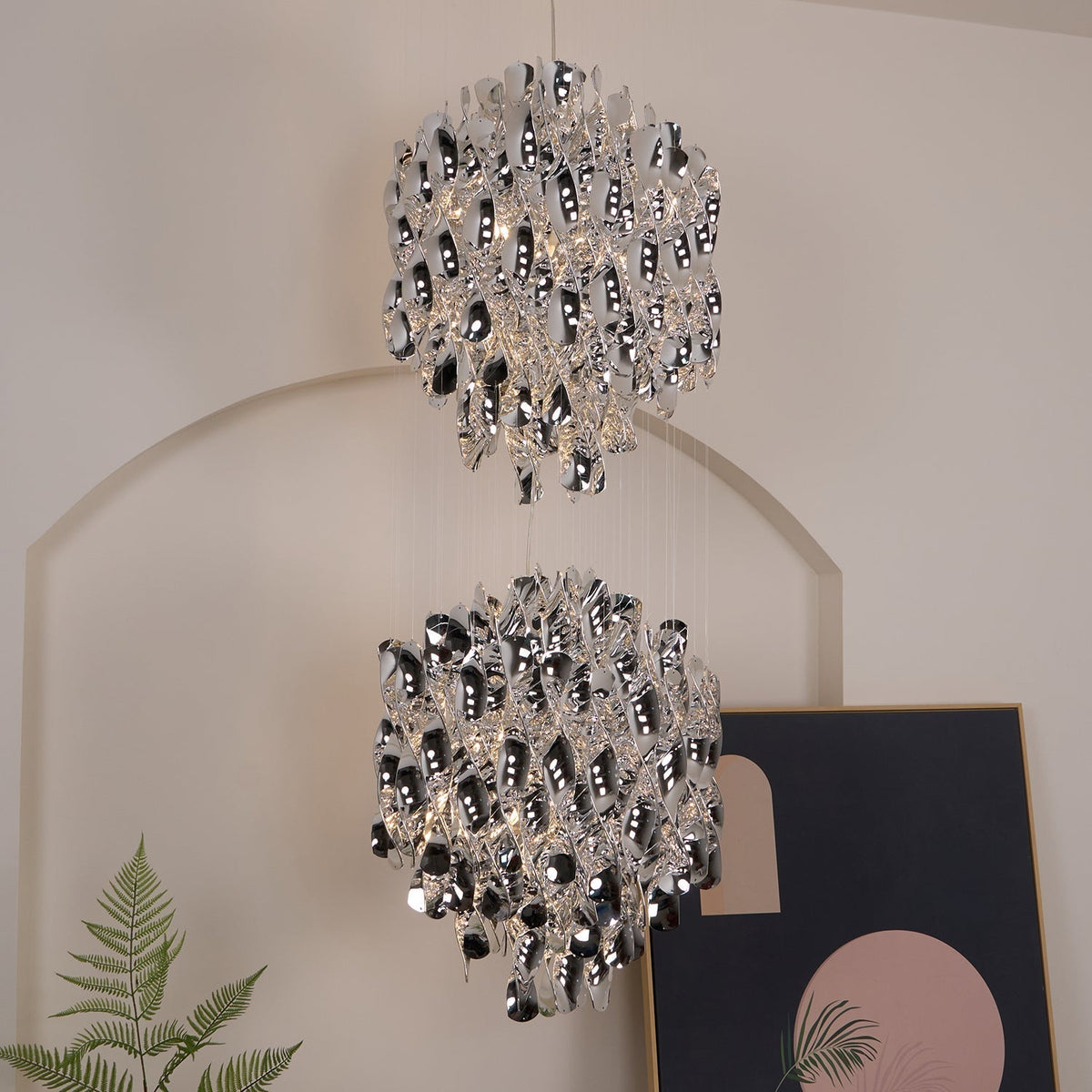 Lorrenis Acrylic Chandelier-Moonnatur