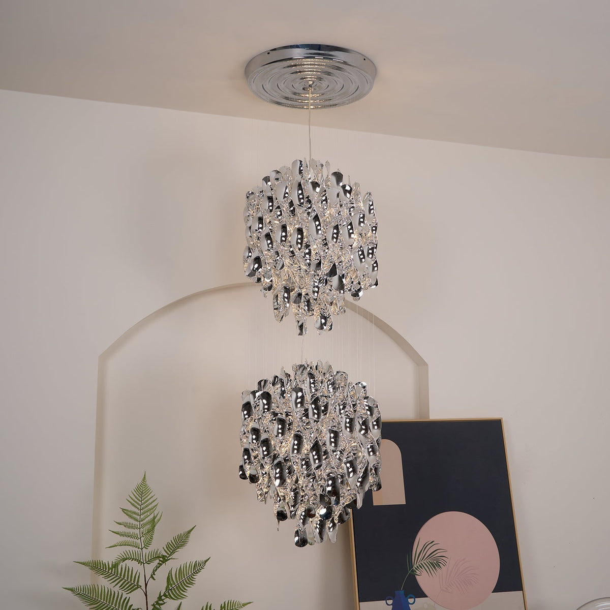 Lorrenis Acrylic Chandelier-Moonnatur