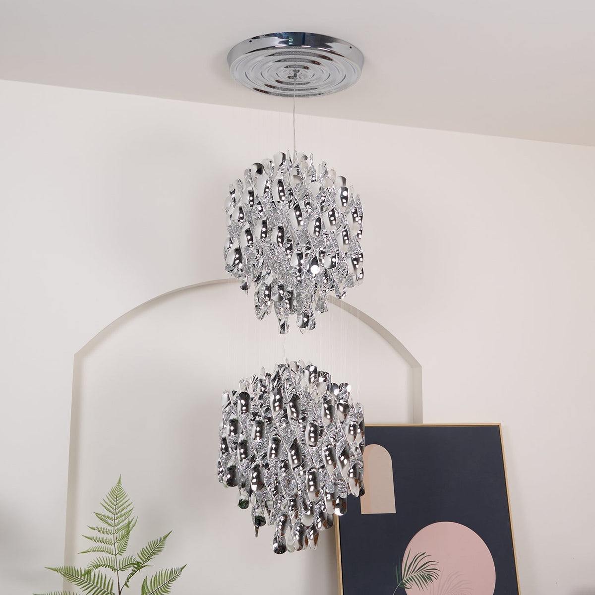 Lorrenis Acrylic Chandelier-Moonnatur
