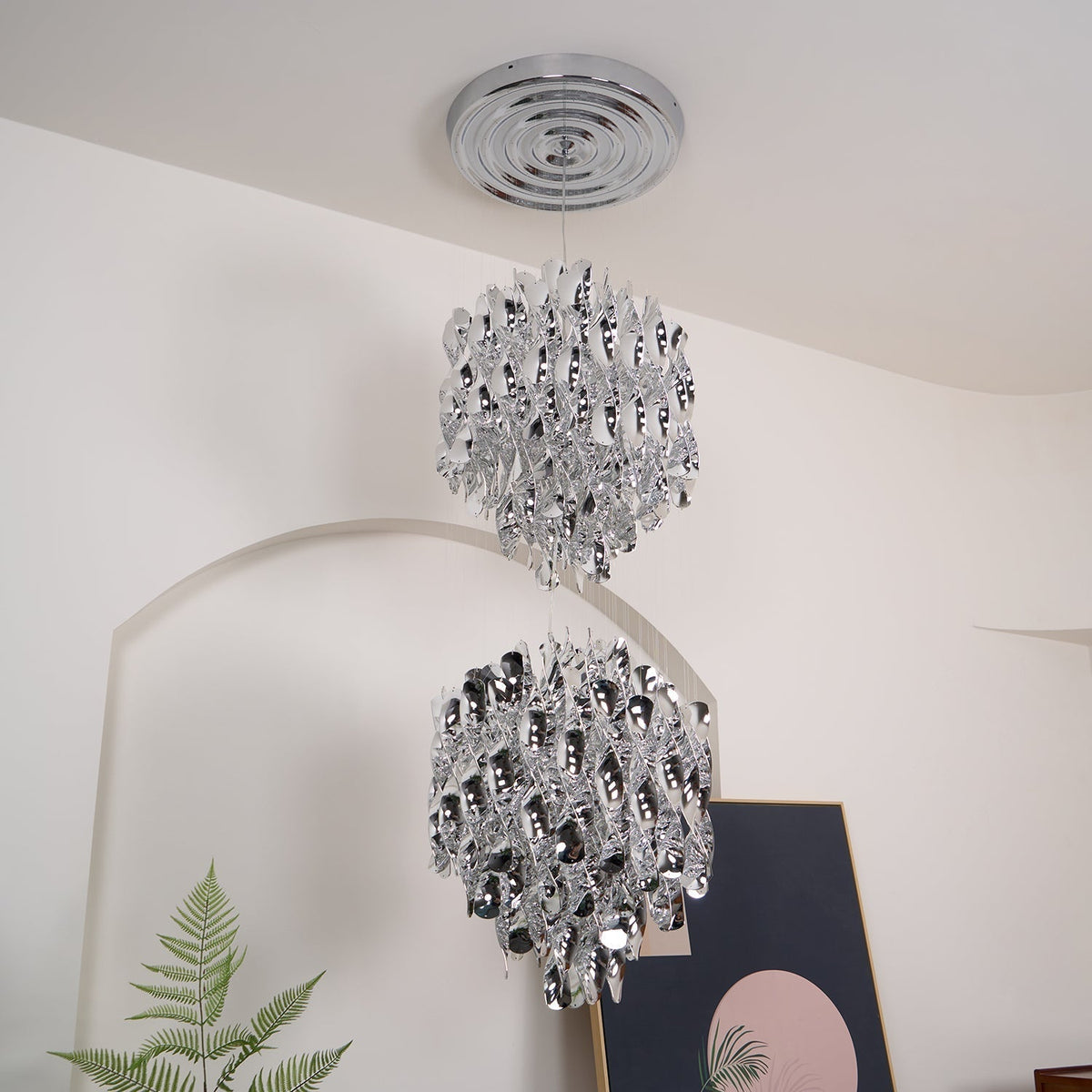 Lorrenis Acrylic Chandelier-Moonnatur