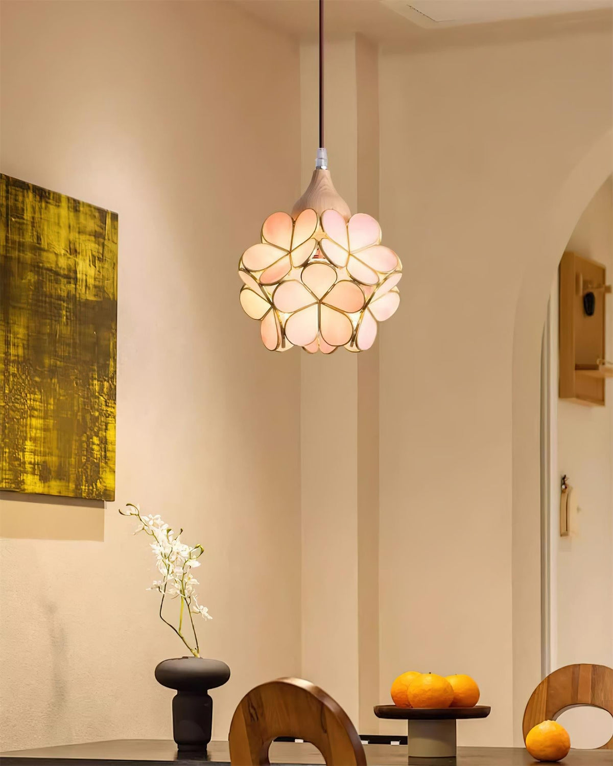 Dunselora Glass Pendant Light-Moonnatur