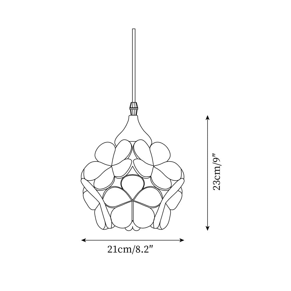 Dunselora Glass Pendant Light-Moonnatur