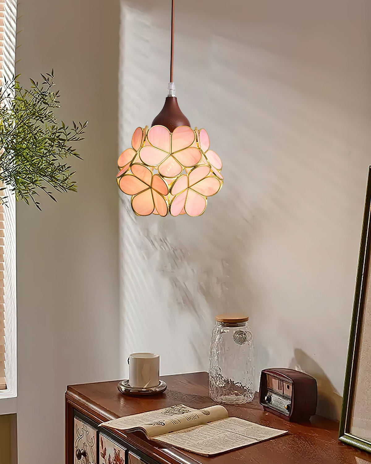 Dunselora Glass Pendant Light-Moonnatur