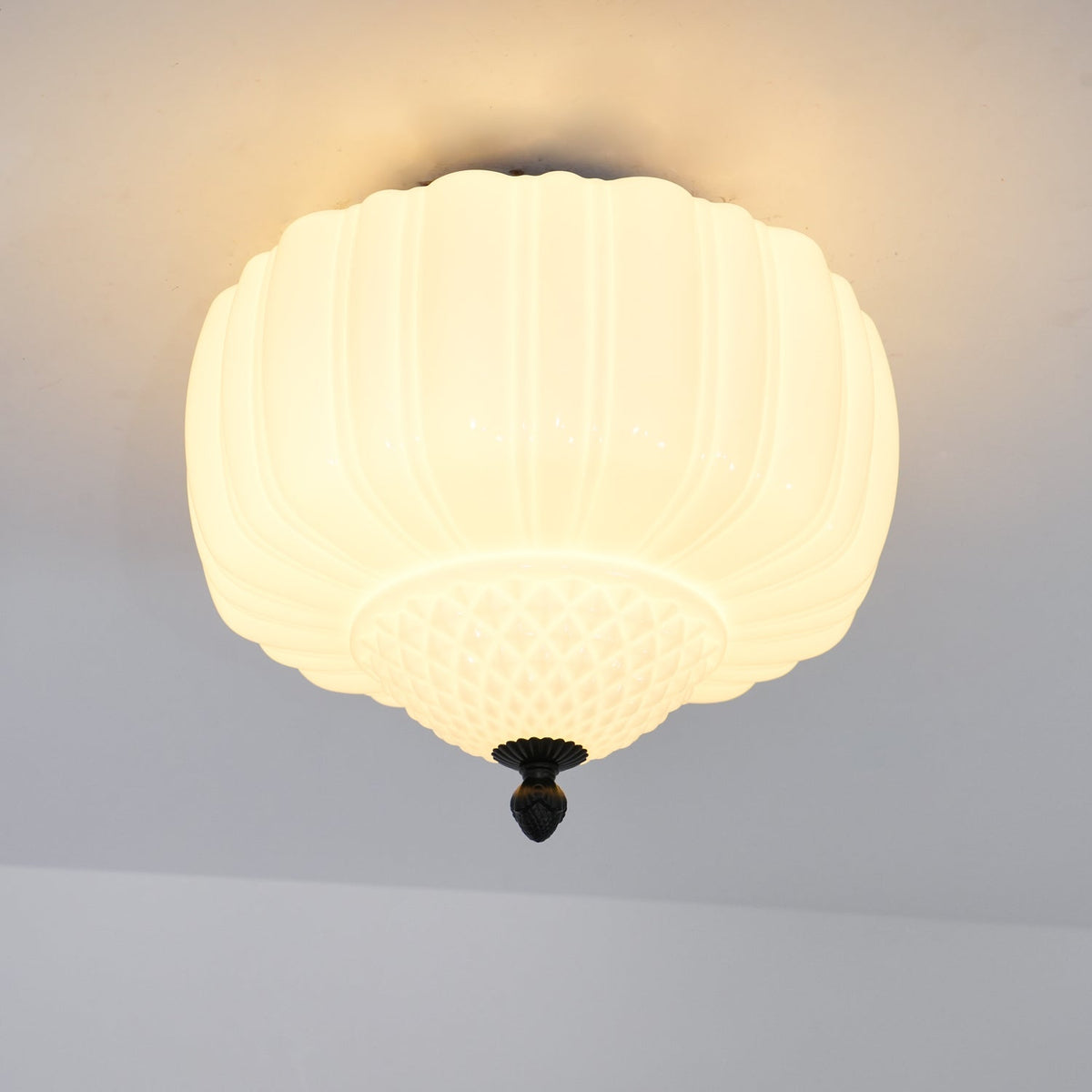 Clovermere Glass Ceiling Light-Moonnatur