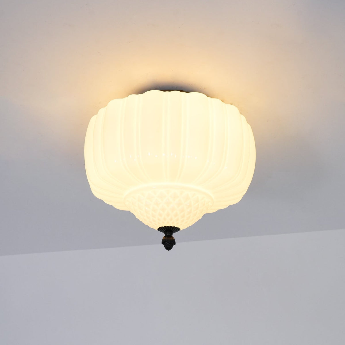 Clovermere Glass Ceiling Light-Moonnatur