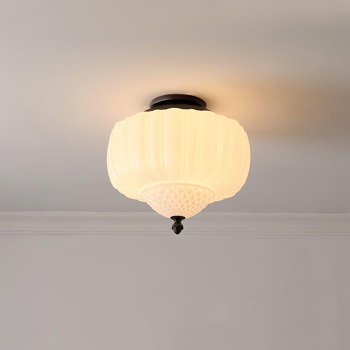 Clovermere Glass Ceiling Light-Moonnatur