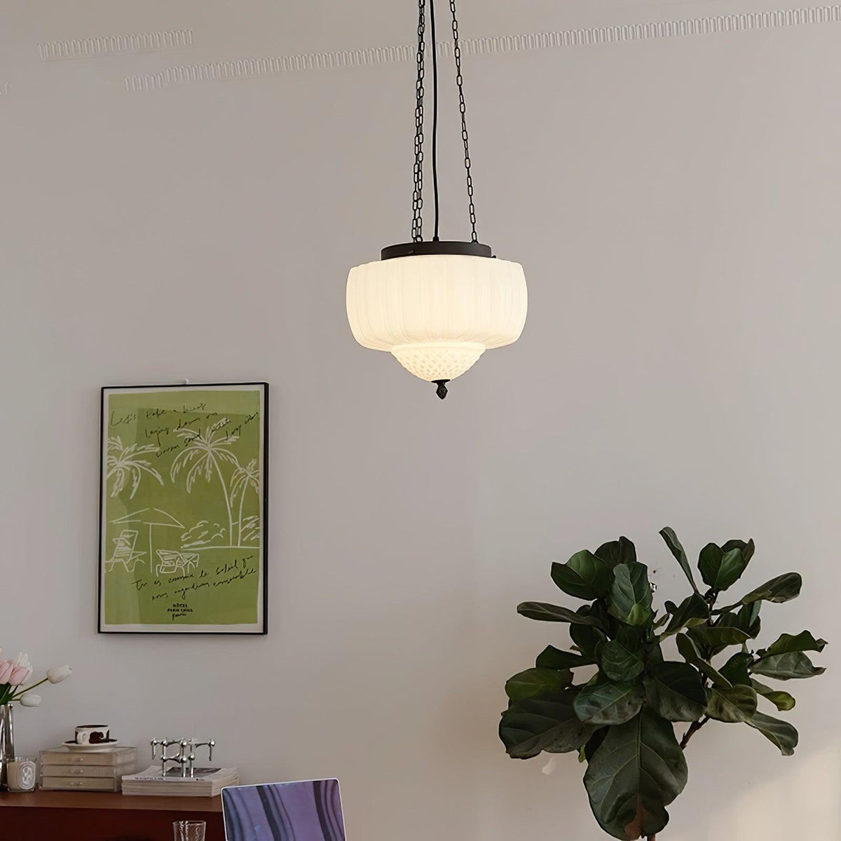 Lowenara Glass Pendant Light-Moonnatur