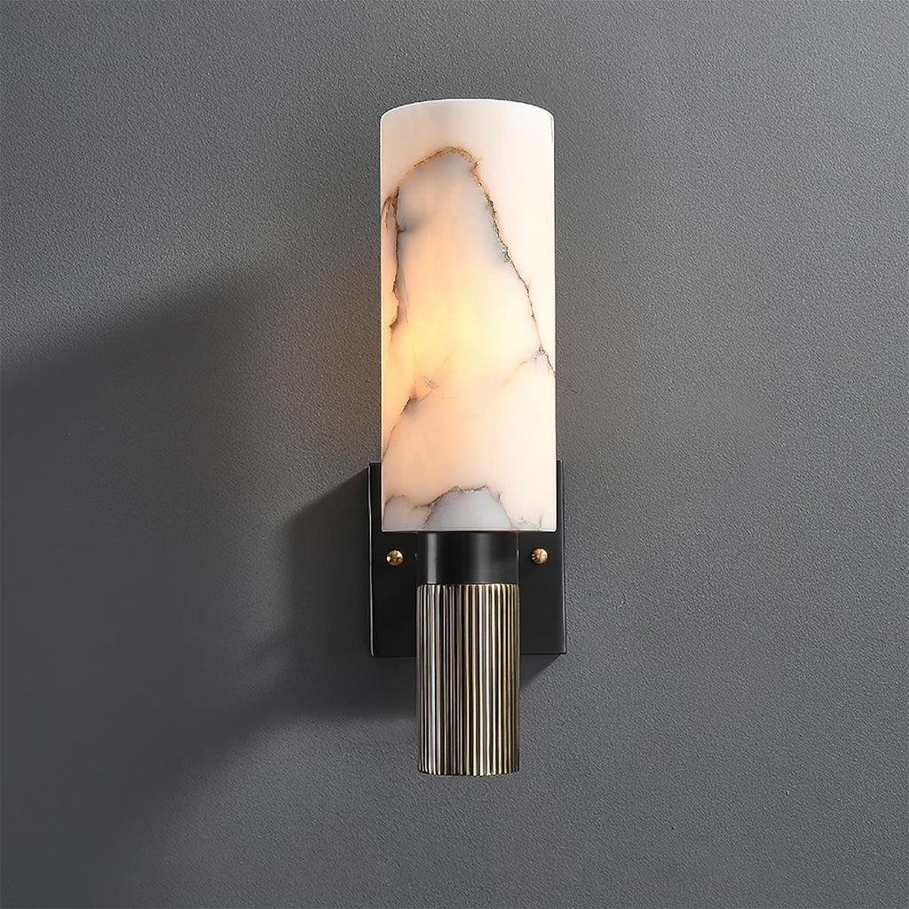 Torrenmere Alabaster Wall Light-Moonnatur