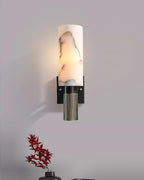 Torrenmere Alabaster Wall Light-Moonnatur