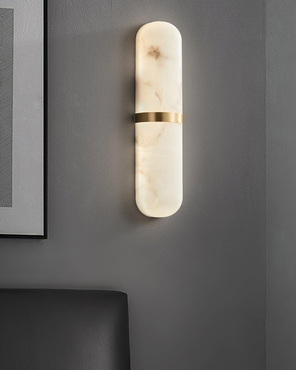 Mardeneth Alabaster Wall Light-Moonnatur