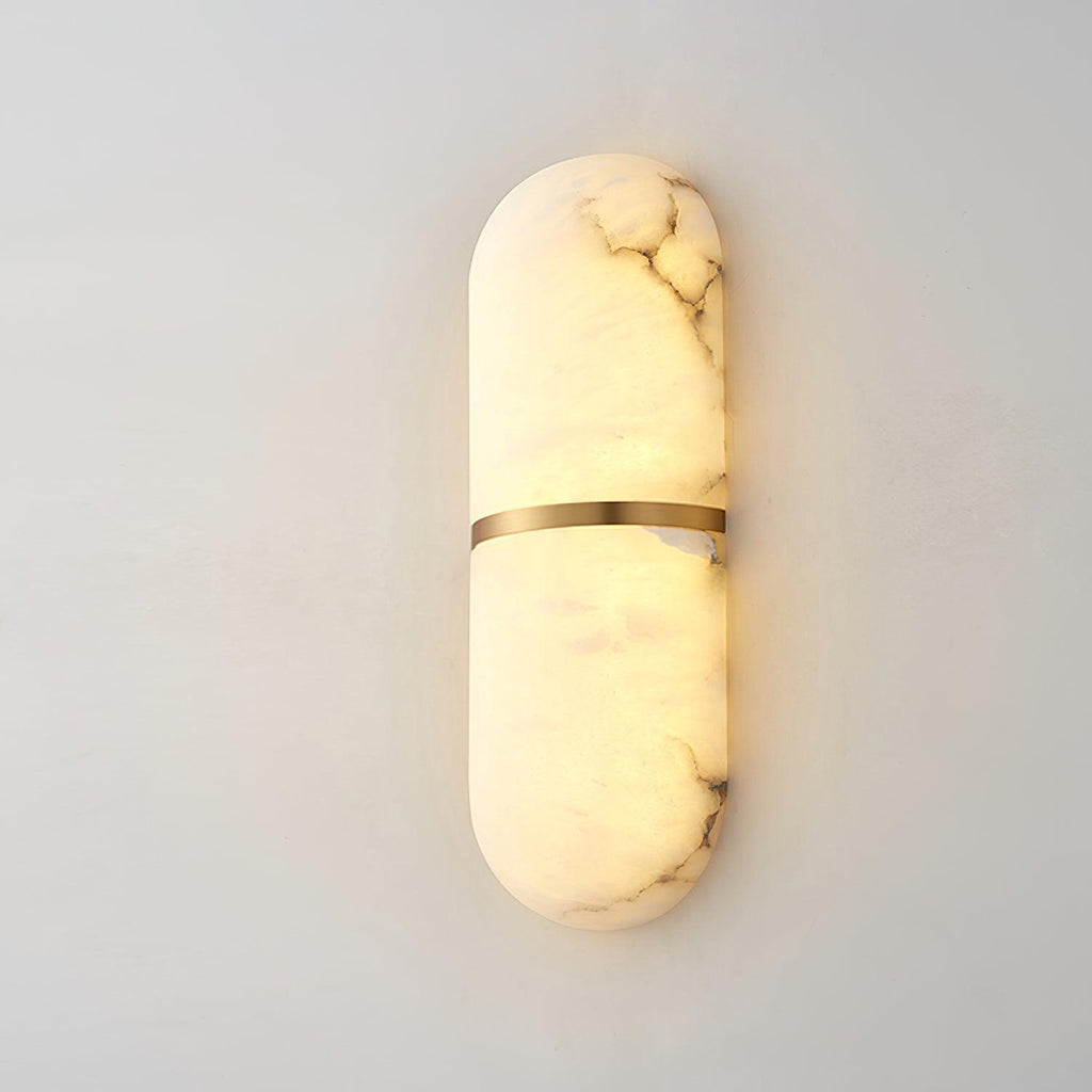 Mardeneth Alabaster Wall Light-Moonnatur