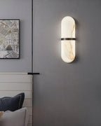 Mardeneth Alabaster Wall Light-Moonnatur