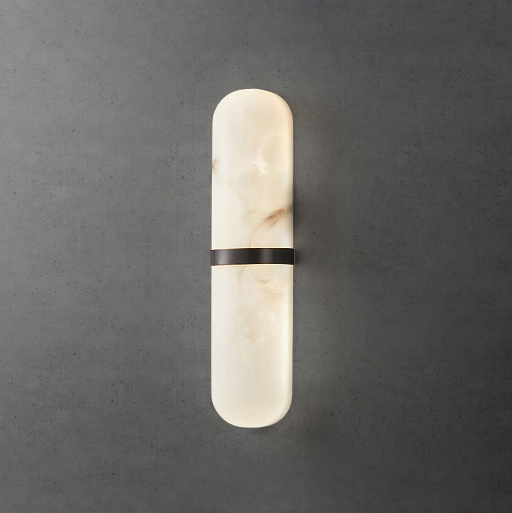 Mardeneth Alabaster Wall Light-Moonnatur
