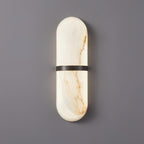Mardeneth Alabaster Wall Light-Moonnatur