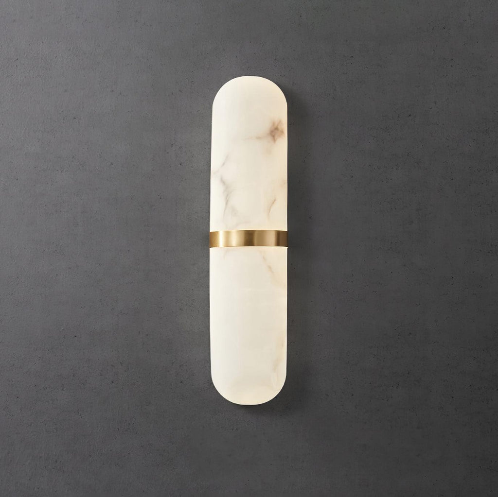 Mardeneth Alabaster Wall Light-Moonnatur