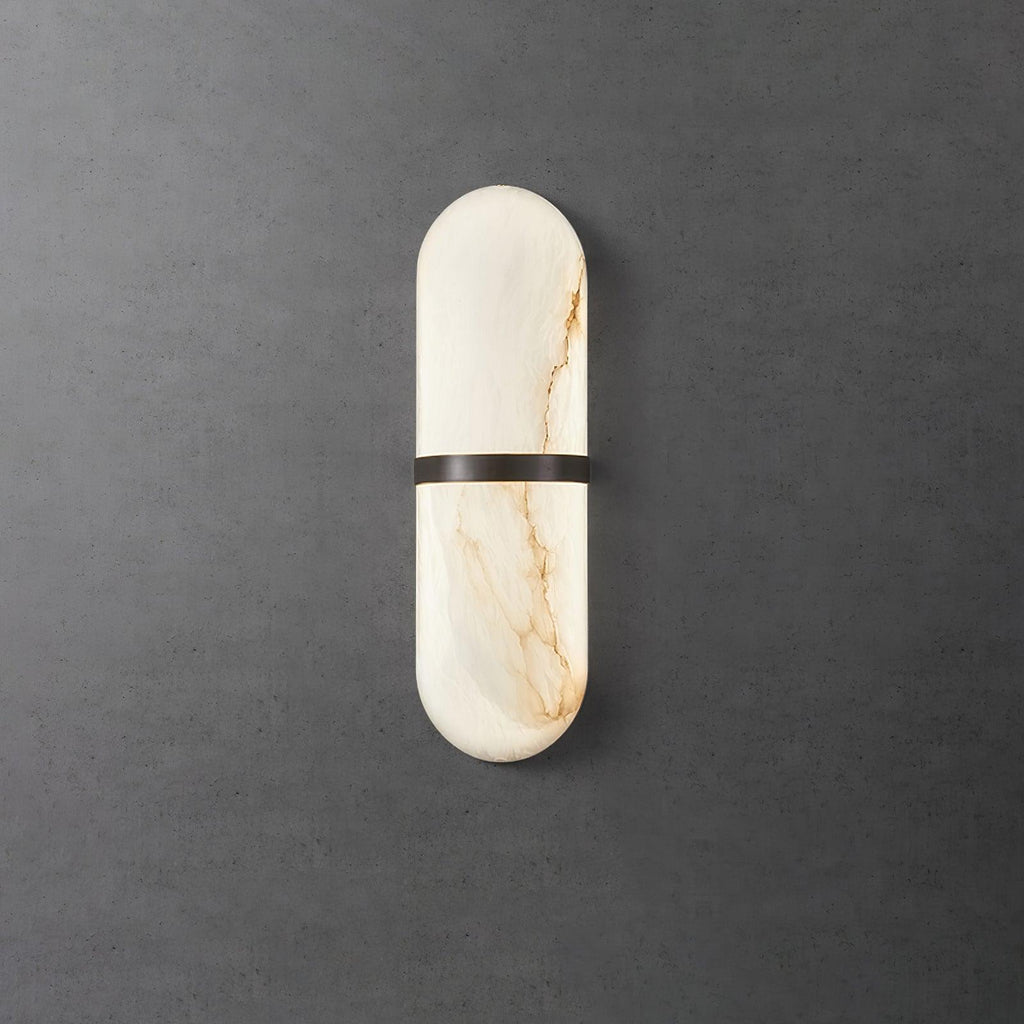 Mardeneth Alabaster Wall Light-Moonnatur
