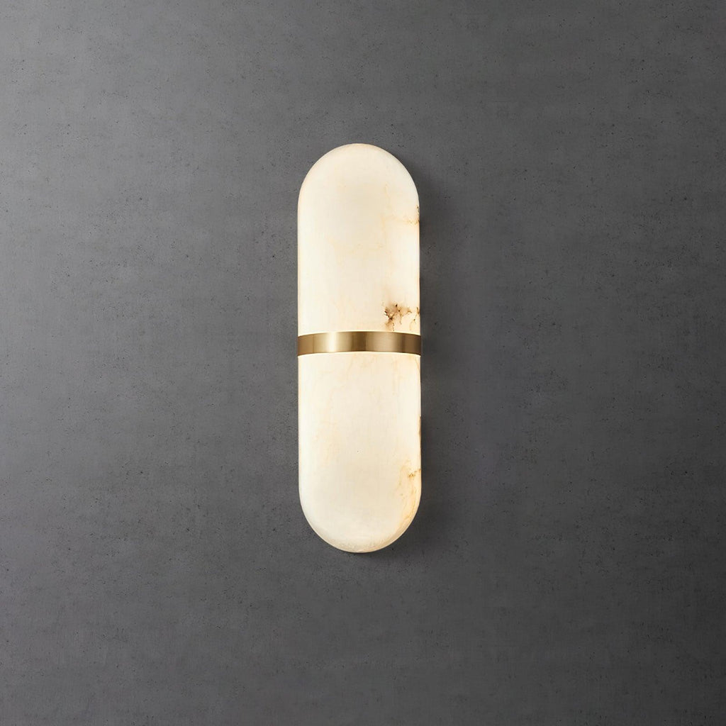 Mardeneth Alabaster Wall Light-Moonnatur