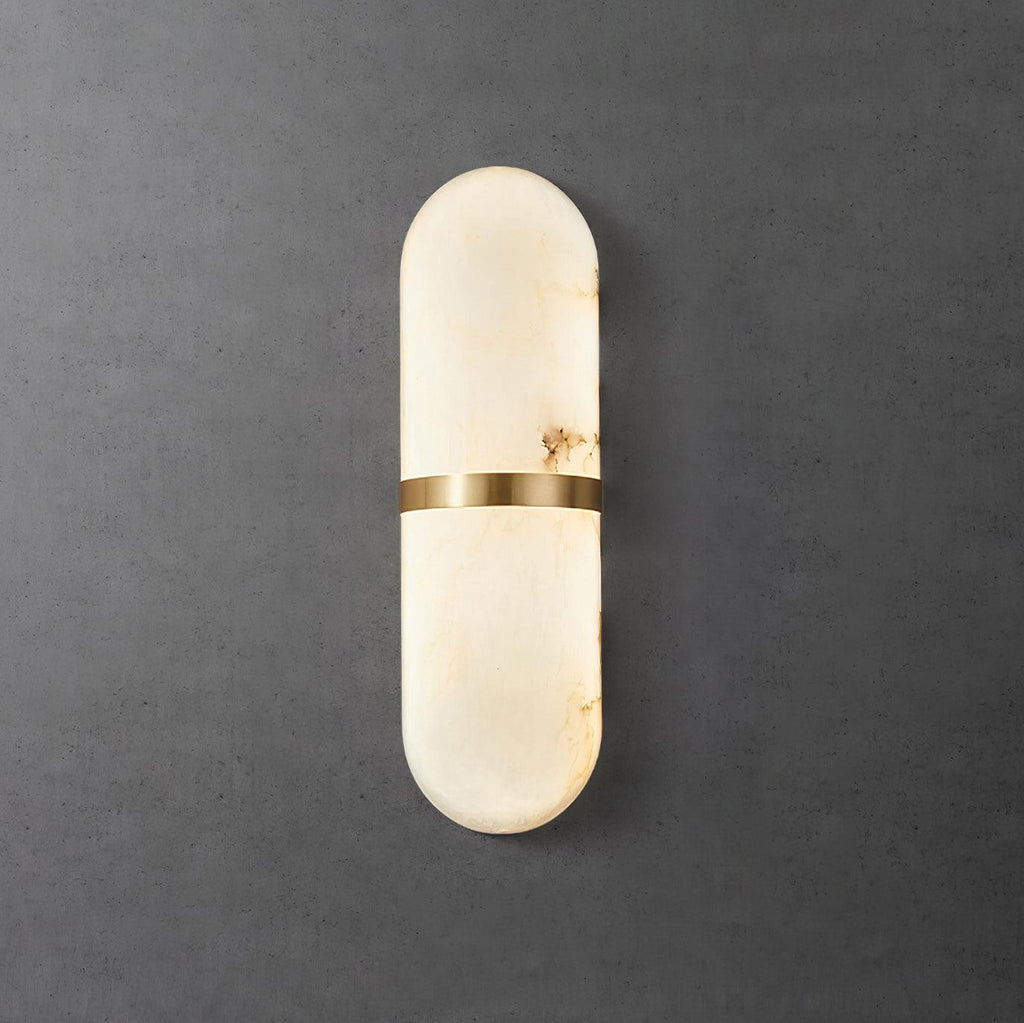 Mardeneth Alabaster Wall Light-Moonnatur